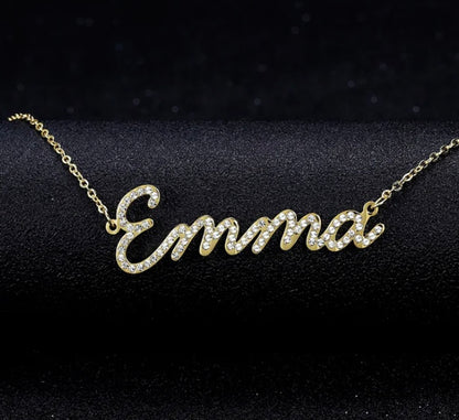 Collier NIA personnalisable STRASS