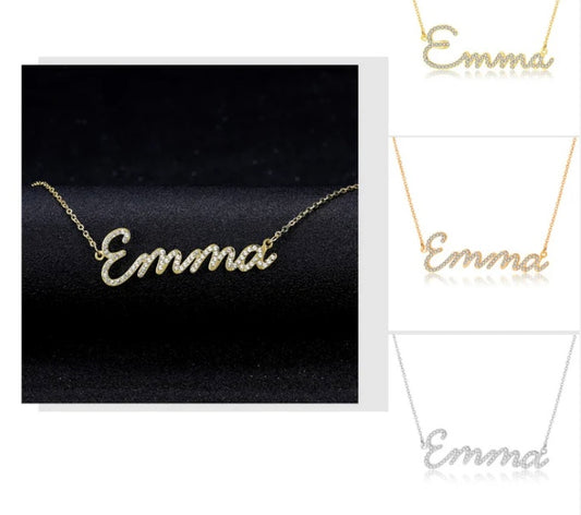 Collier NIA personnalisable STRASS